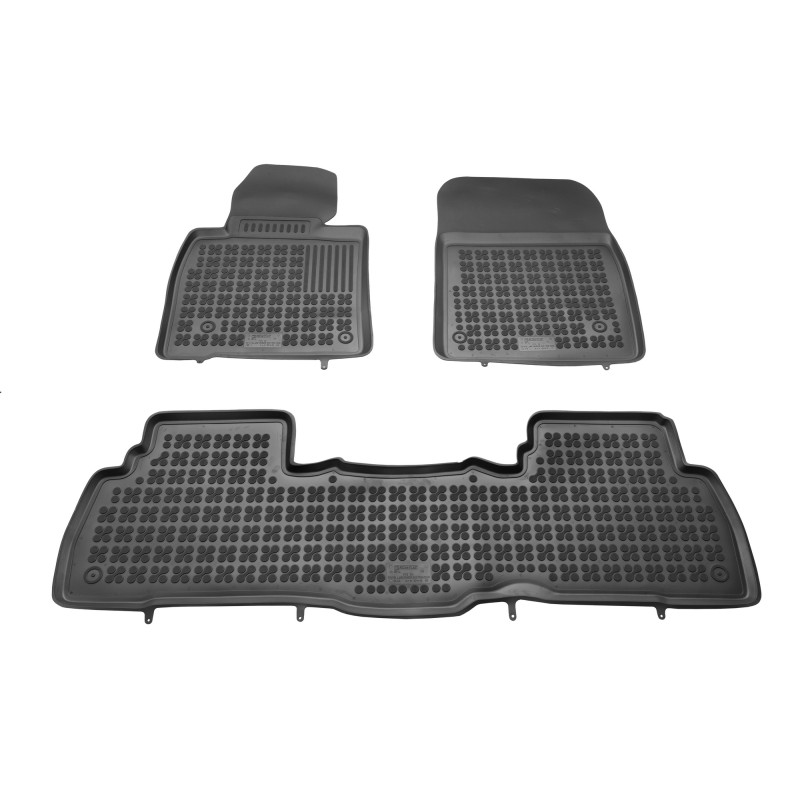 Λαστιχένια πατάκια TOYOTA Land Cruiser J200 V8 (2007-2021) -τύπου σκαφάκι - 3τμχ., Rezaw Plast