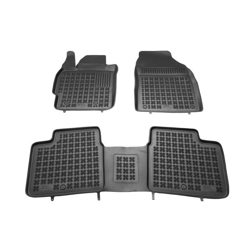Λαστιχένια πατάκια TOYOTA Corolla (2012-2018) - τύπου σκαφάκι - 3τμχ., Rezaw Plast
