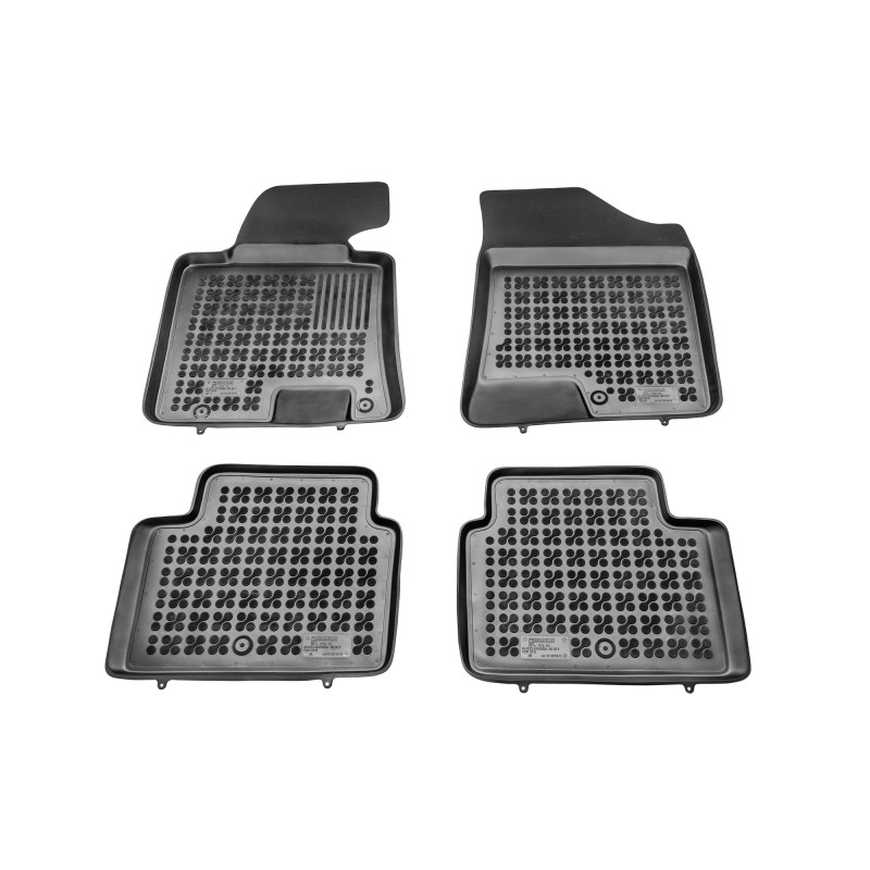 Λαστιχένια πατάκια KIA Ceed II (2012-2018) / HYUNDAI i30 II Station Wagon / Hatchback (2011-2017) τύπου σκαφάκι - 4τμχ., Rezaw Plast