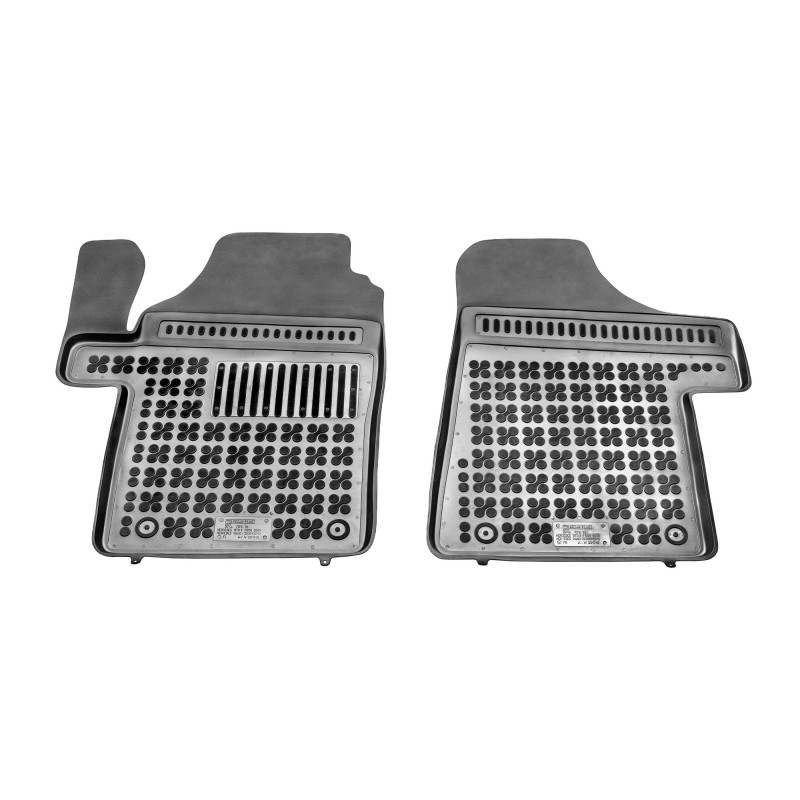 Λαστιχένια πατάκια MERCEDES Vito / Viano W639 (2003-2014) - τύπου σκαφάκι - 2τμχ., Rezaw Plast