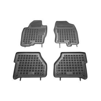 Λαστιχένια πατάκια NISSAN Navara D40 (2005-2015) - τύπου σκαφάκι - 4τμχ., Rezaw Plast