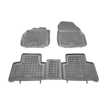 Λαστιχένια πατάκια RENAULT Scenic II,III (2003-2016) / Grand Scenic II,III (2003-2016) - τύπου σκαφάκι - 3τμχ., Rezaw Plast