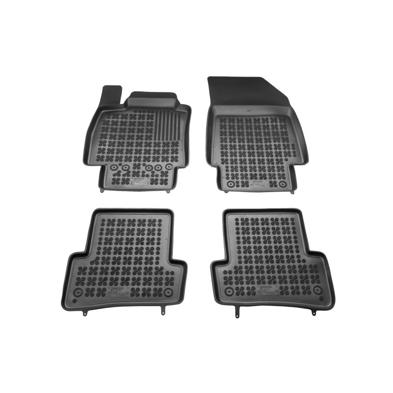 Λαστιχένια πατάκια RENAULT Clio (2005-2012) / Clio IV (2012-2019) / RENAULT Captur (2013-2019) - τύπου σκαφάκι - 4τμχ., Rezaw Plast
