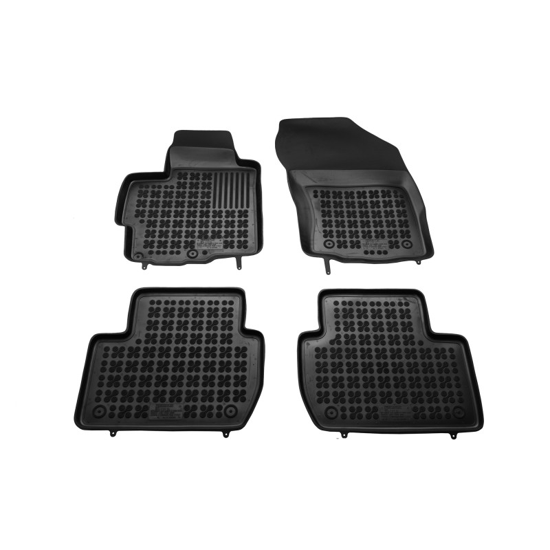 Λαστιχένια πατάκια CITROEN C-Crosser / PEUGEOT 4007 (2007-2012) / MITSUBISHI Outlander II (2006-2013) / Outlander III (2012-2021) / ECLIPSE CROSS (2017-2021) - τύπου σκαφάκι - 4τμχ., Rezaw Plast