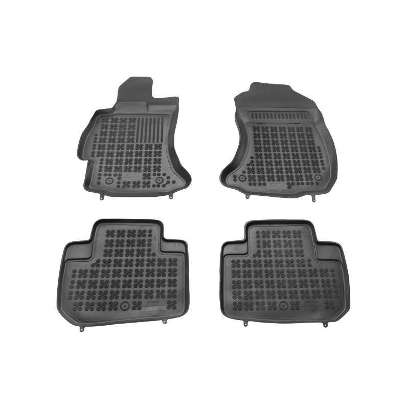 Λαστιχένια πατάκια SUBARU Forester (2012-2018) - τύπου σκαφάκι - 4τμχ., Rezaw Plast