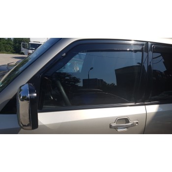 Ανεμοθραύστες Mitsubishi Pajero Wagon (1999-2021) 5 πορτο - 2 τμχ. εμπρός, Heko