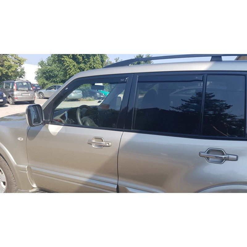 Ανεμοθραύστες Mitsubishi Pajero Wagon (1999-2021) 5 πορτο - 4 τμχ. εμπρός και πίσω, Heko