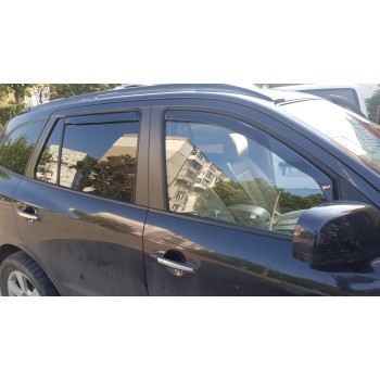 Ανεμοθραύστες Hyundai Santa Fe (2006-2012) 5 πορτο - 4 τμχ. εμπρός και πίσω, Heko Ανεμοθραύστες Hyundai Santa Fe (2006-2012) 5 πορτο - 4 τμχ. εμπρός και πίσω, Heko