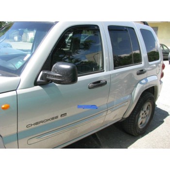 Ανεμοθραύστες jeep Cherokee / Liberty (2001-2006) 5 πορτο - 4 τμχ. εμπρός και πίσω, Heko