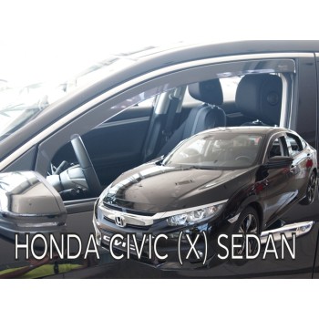 Ανεμοθραύστες Honda Civic X (2017-2021) 5 πορτο - 2 τμχ. εμπρός, Heko Ανεμοθραύστες Honda Civic X (2017-2021) 5 πορτο - 2 τμχ. εμπρός, Heko
