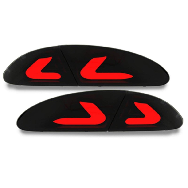 Πίσω φανάρια led Seat Leon 1P (2005-2009)- Lightbar design φιμέ - σετ 2τμχ.