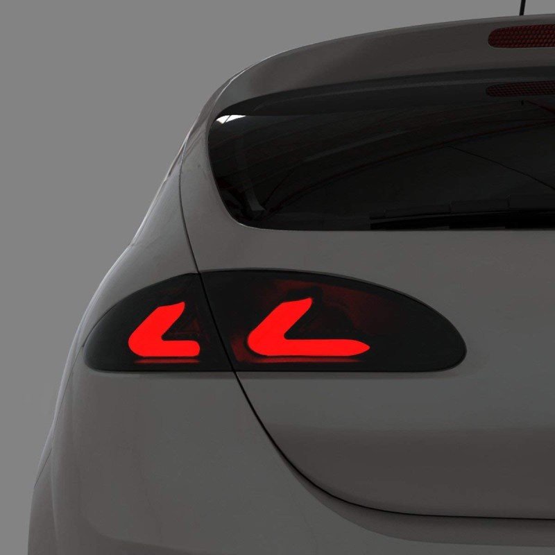 Πίσω φανάρια led Seat Leon 1P (2005-2009)- Lightbar design φιμέ - σετ 2τμχ.