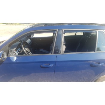Ανεμοθραύστες Skoda Fabia (2014-2021) 5 πορτο , combi- 4 τμχ εμπρός και πίσω, Heko Ανεμοθραύστες Skoda Fabia (2014-2021) 5 πορτο , combi- 4 τμχ εμπρός και πίσω, Heko