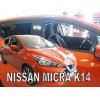 Ανεμοθραύστες Nissan Micra Κ-14 (2017+) 5 πορτο - 4 τμχ. εμπρός και πίσω, Heko