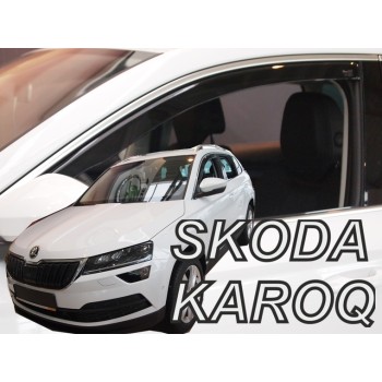 Ανεμοθραύστες Skoda Karoq (2017+) - 2 τμχ εμπρός, Heko
