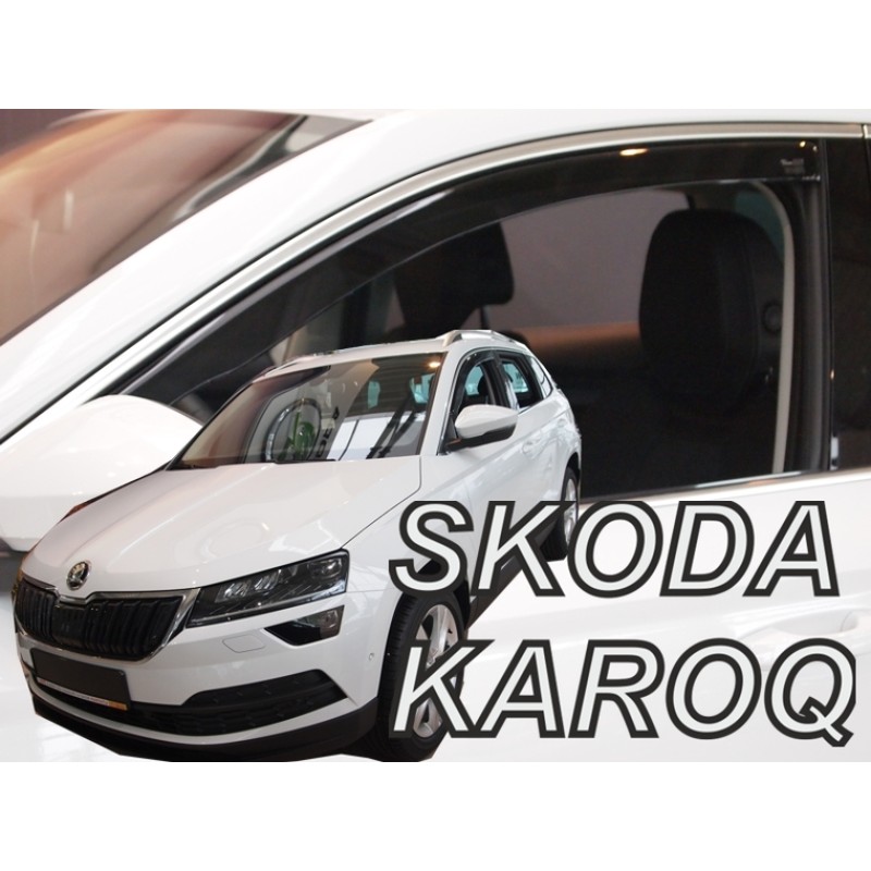 Ανεμοθραύστες Skoda Karoq (2017+) - 2 τμχ εμπρός, Heko