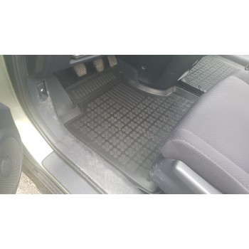 Λαστιχένια πατάκια HONDA CR-V III (2007-2012) - τύπου σκαφάκι - 3τμχ., Rezaw Plast
