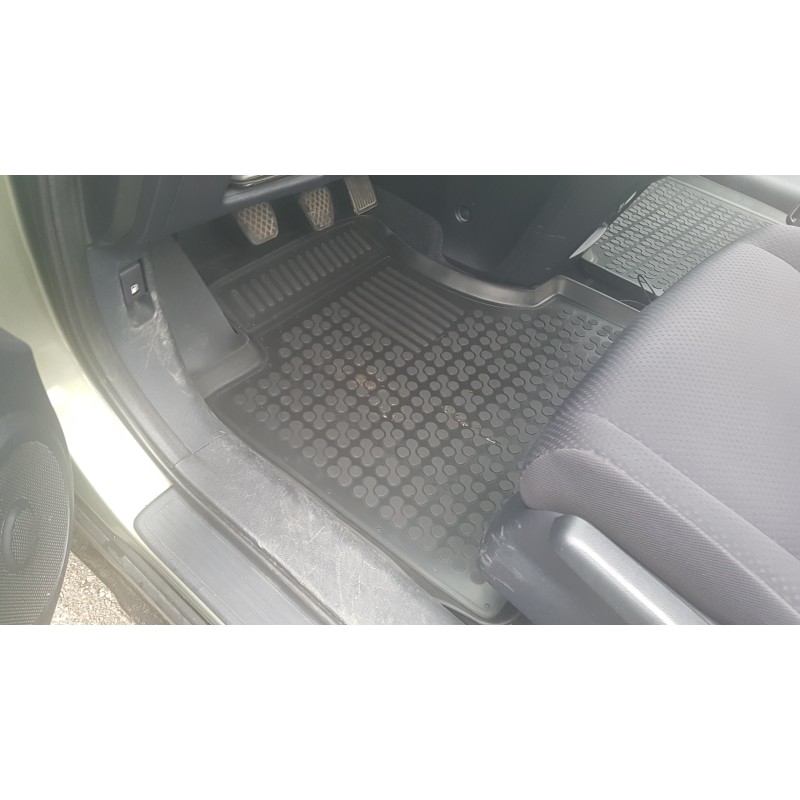 Λαστιχένια πατάκια HONDA CR-V III (2007-2012) - τύπου σκαφάκι - 3τμχ., Rezaw Plast