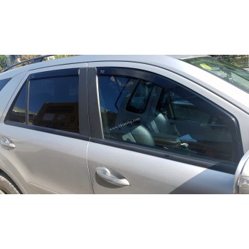 Ανεμοθραύστες Mercedes ML W164 (2005-2011) 5 πορτο - 4 τμχ. εμπρός και πίσω, Heko