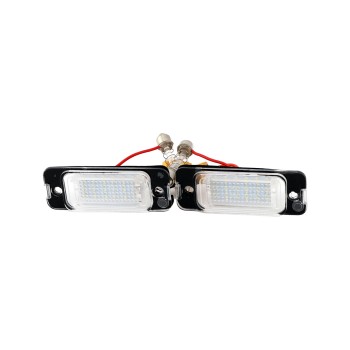 Πλαφονιέρα πίσω πινακίδας Mercedes W163 / W164 ML (1998-2008) / W251 R-CLASS, 72x26 mm - 2 τμχ.