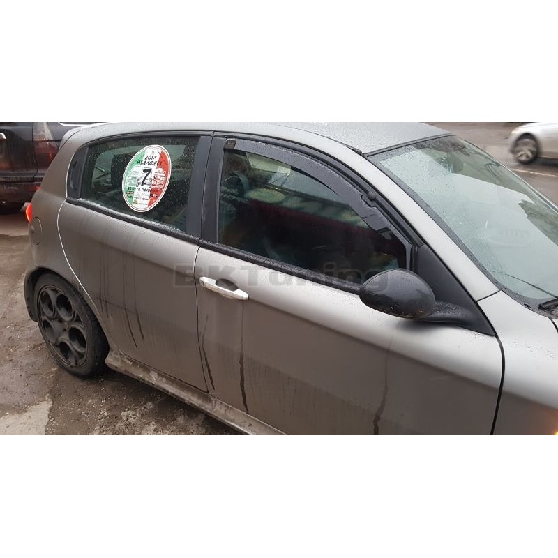Ανεμοθραύστες Alfa Romeo 147 (2000-2010) - 5 πορτο - 4 τμχ. εμπρός και πίσω, Heko