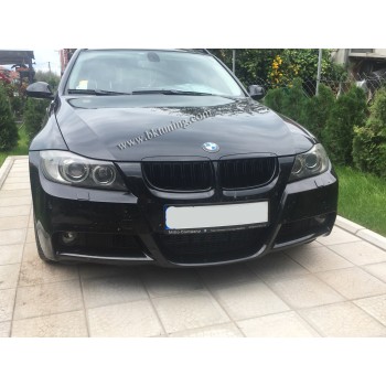 Μάσκα BMW E90 (2005-2008) - μαύρη Piano Design - 2τμχ.