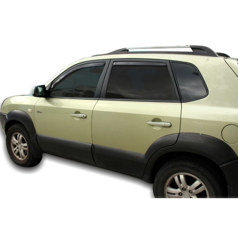Ανεμοθραύστες Hyundai Tucson (2004-2010) 5 πορτο - 4 τμχ. εμπρός και πίσω, Heko