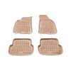 Λαστιχένια πατάκια AUDI A4 B6 / B7 (2001-2008) τύπου σκαφάκι - μπεζ - 4τμχ., Rezaw Plast