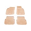 Λαστιχένια πατάκια Audi A6 (2004-2008) / A6 Allroad (2006-2011) - τύπου σκαφάκι - μπεζ - 4τμχ., Rezaw Plast