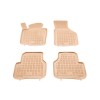 Λαστιχένια πατάκια VW Passat B6 / B7 (2005-2014) / Tiguan (2007-2016) / Jetta (2010-2018) - τύπου σκαφάκι - μπεζ - 4τμχ., Rezaw Plast