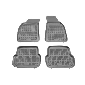 Λαστιχένια πατάκια AUDI A4 B6 / B7 (2001-2008) τύπου σκαφάκι - γκρι - 4τμχ., Rezaw Plast