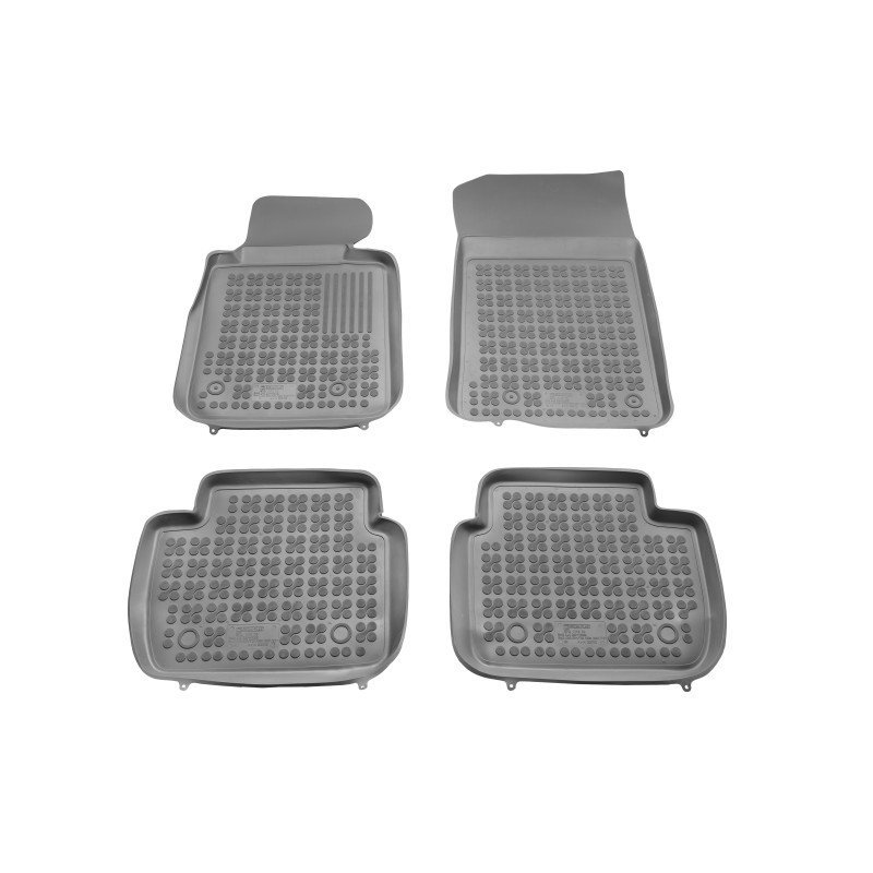 Λαστιχένια πατάκια BMW σειρά 3 E46 (1998-2005) / E90 / E91(2004-2013) - τύπου σκαφάκι - γκρι - 4τμχ., Rezaw Plast