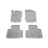 Λαστιχένια πατάκια MERCEDES ML W164 (2005-2011) / GL X164 (2006-2012) - τύπου σκαφάκι - γκρι - 4τμχ., Rezaw Plast