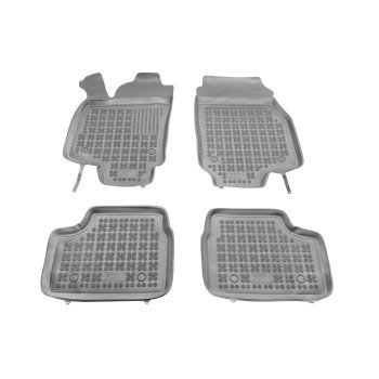 Λαστιχένια πατάκια OPEL Astra G / H (1998-2009) - τύπου σκαφάκι - γκρι - 4τμχ., Rezaw Plast