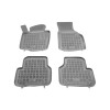 Λαστιχένια πατάκια VW Passat B6 / B7 (2005-2014) / Tiguan (2007-2016) / Jetta (2010-2018) - τύπου σκαφάκι - γκρι - 4τμχ., Rezaw Plast