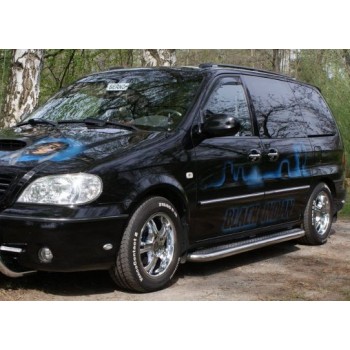 Ανεμοθραύστες Kia Carnival (2005-2014) 5 πορτο - 4 τμχ. εμπρός και πίσω, Heko