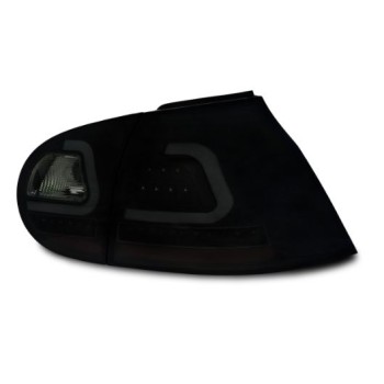 Πίσω φανάρια led VW Golf 5 - lightbar design - φιμέ - σετ 2τμχ.