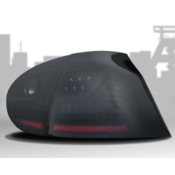 Πίσω φανάρια Vw Golf 5 τύπου led μαύρα - σετ 2τμχ.
