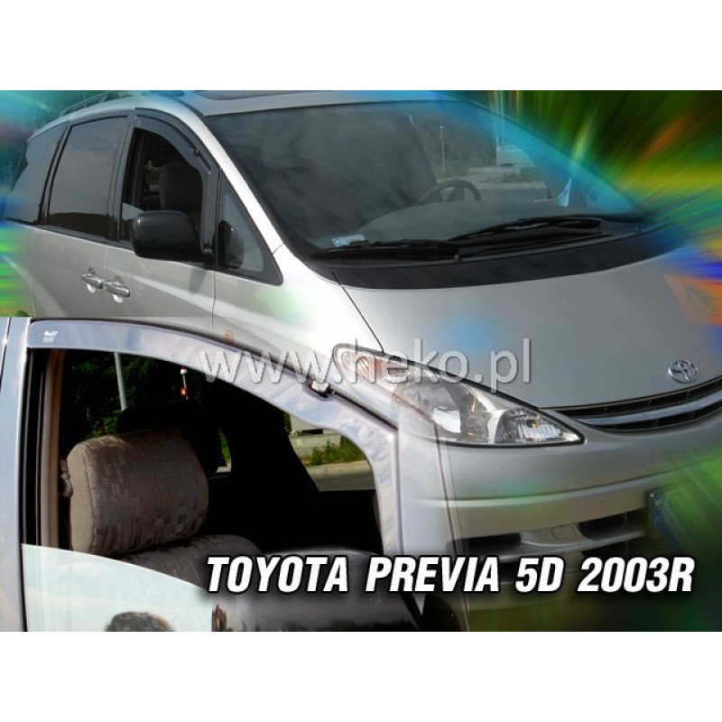 Ανεμοθραύστες Toyota Previa (1990-1999)  3 / 4 πορτο - 2 τμχ. εμπρός - αυτοκόλλητοι, Heko