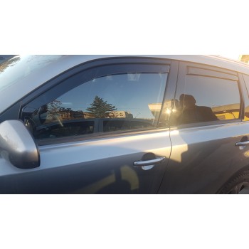 Ανεμοθραύστες Dacia Duster (2017-2024) 5 πορτο - 4 τμχ. εμπρός και πίσω, Heko