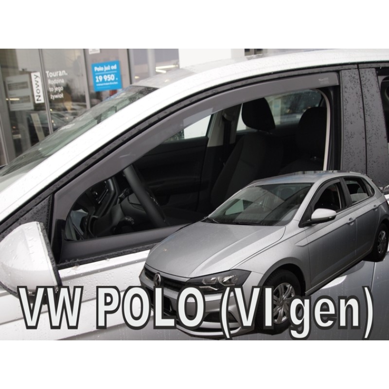 Ανεμοθραύστες Vw Polo (2017+) 5 πορτο - 2 τμχ εμπρός, Heko