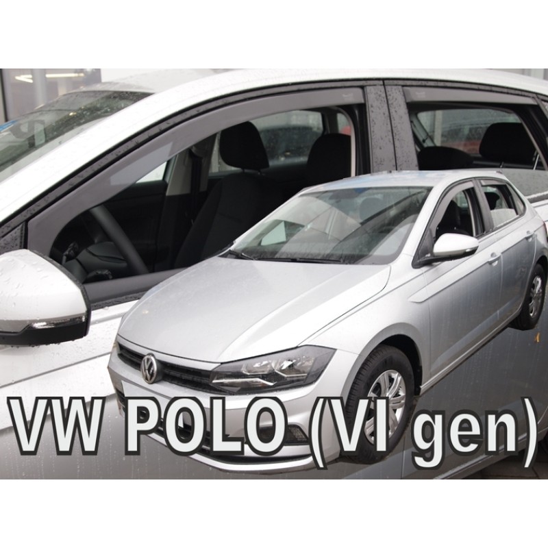 Ανεμοθραύστες Vw Polo (2017+) 5 πορτο - 4 τμχ εμπρός και πίσω, Heko