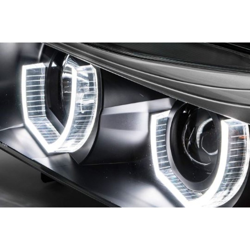 Δαχτυλίδια BMW E90 (2005-2009) angel eyes - U-Design / Crystal