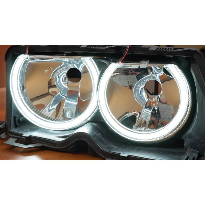 Δαχτυλίδια BMW E46 με ανακλαστήρα sedan, combi (1998-2005) / E46 coupe (1998-2003)angel eyes  - U-Design