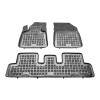 Λαστιχένια πατάκια CITROEN C4 Picasso II / Grand Picasso II (2013-2018) / SpaceTourer (2018-2022) - 7 seats - τύπου σκαφάκι - 3τμχ., Rezaw Plast