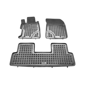 Λαστιχένια πατάκια HONDA Civic IX (2012-2017)- Sedan - τύπου σκαφάκι - 3τμχ., Rezaw Plast