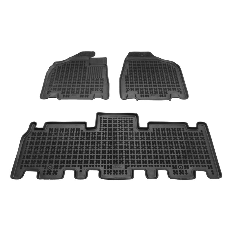 Λαστιχένια πατάκια KIA Carnival II (2005-2014) - 5 seats - τύπου σκαφάκι - 3τμχ., Rezaw Plast