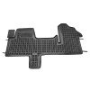 Λαστιχένια πατάκια Renault Master III (2010-2024) / Opel Movano (2010-2022) - front - with an extra material on the driver side - τύπου σκαφάκι - 1τμχ., Rezaw Plast