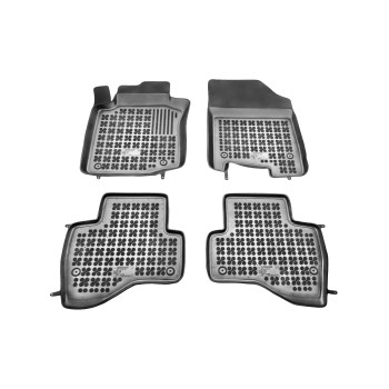 Λαστιχένια πατάκια CITROEN C1 I (2008-2014) / PEUGEOT 107 (2005-2014) / TOYOTA AYGO I (2005-2014) - τύπου σκαφάκι - 4τμχ., Rezaw Plast