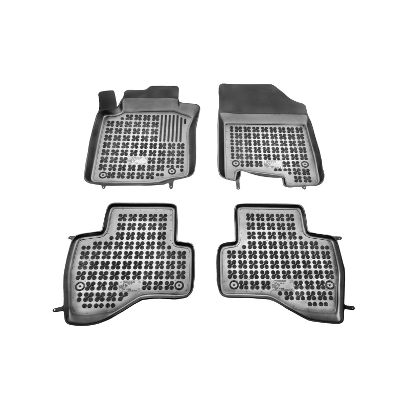 Λαστιχένια πατάκια CITROEN C1 I (2008-2014) / PEUGEOT 107 (2005-2014) / TOYOTA AYGO I (2005-2014) - τύπου σκαφάκι - 4τμχ., Rezaw Plast